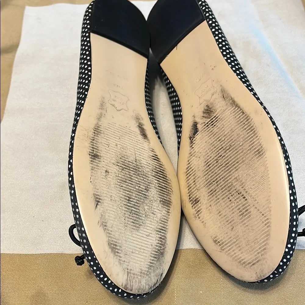 Talbots Black and White Polka Dot Flats - Picture 6 of 8